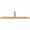 Ekena Millwork Portland Smooth Timber Gable Bracket, Western Red Cedar, 96"W x 32"H x 3 1/2"D x 5 1/2"F, 8/12 Pitch GBW096X32X0406POR00SWR - alternate 2